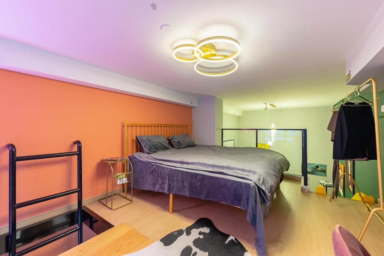 Loft Apartment With Slide Hammock With Movie Viewing Hangzhou Eksteriør bilde